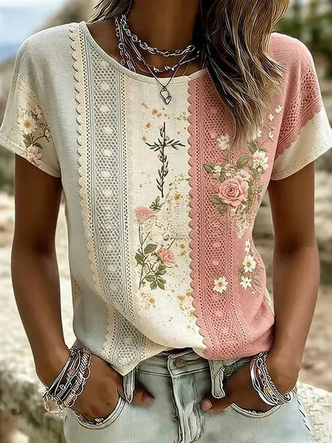 Bohemian retro 3D printed casual women's clothing m303034