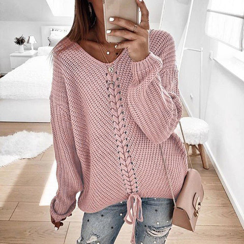 Herbst und winter pullover damenmode lose spleißen m300635 
