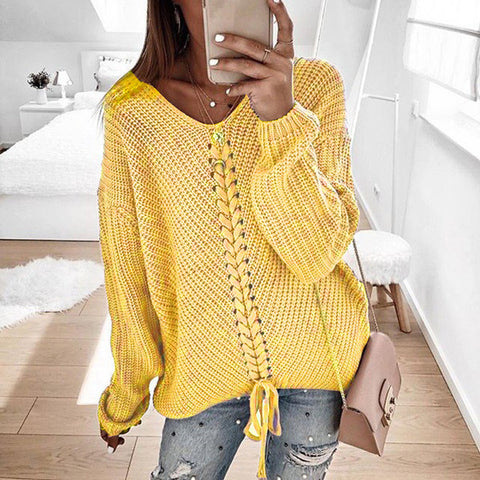 Herbst und winter pullover damenmode lose spleißen m300635 