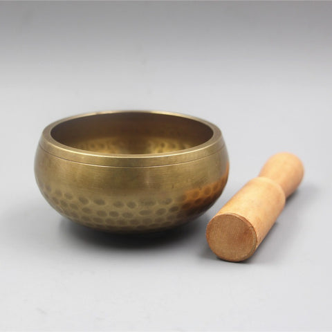 Nepal handgefertigte Kupfer-Klangschale Buddha Klangschale Yoga-Schale Meditationsschale Dreh-Sutra-Schale SPA Klangtherapie m3331267 