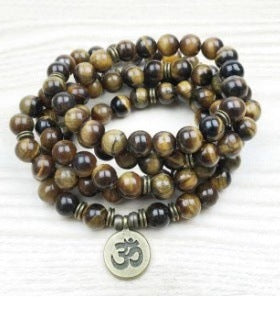 8Mm Amazon Armband 108 Lotus Buddha Auge Anhänger Halskette Armband Armband m3331231