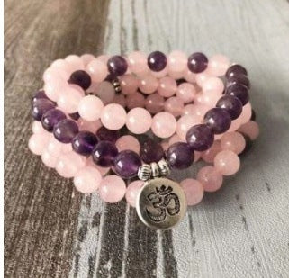 8Mm Amazon Armband 108 Lotus Buddha Auge Anhänger Halskette Armband Armband m3331231