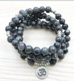 8Mm Amazon Armband 108 Lotus Buddha Auge Anhänger Halskette Armband Armband m3331231
