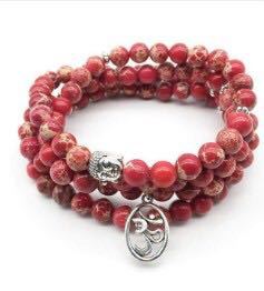 8Mm Amazon Armband 108 Lotus Buddha Auge Anhänger Halskette Armband Armband m3331231