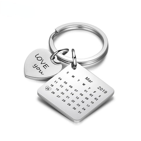 Porte-clés photo DIY Calendrier photo Anniversaire m3330903 