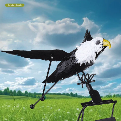 Ornement de hibou d'oiseau de simulation d'art en fer m3331011 