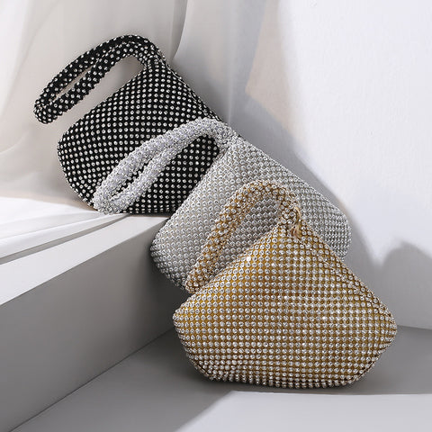 Banketttasche, handgefertigt mit Strass, Abendtasche, handgehaltene Banketttasche m3331047