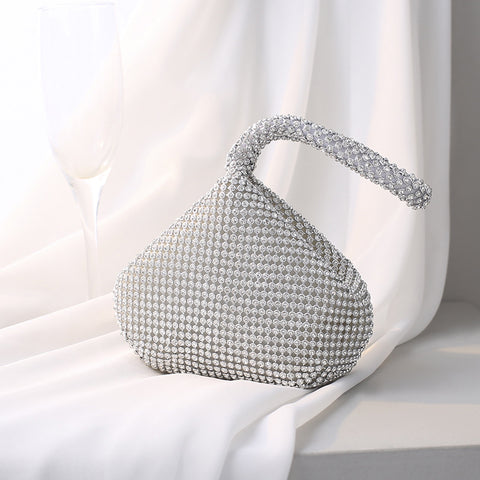 Banketttasche, handgefertigt mit Strass, Abendtasche, handgehaltene Banketttasche m3331047