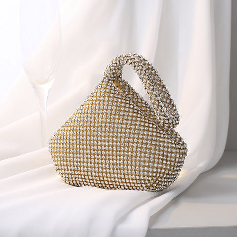Banketttasche, handgefertigt mit Strass, Abendtasche, handgehaltene Banketttasche m3331047