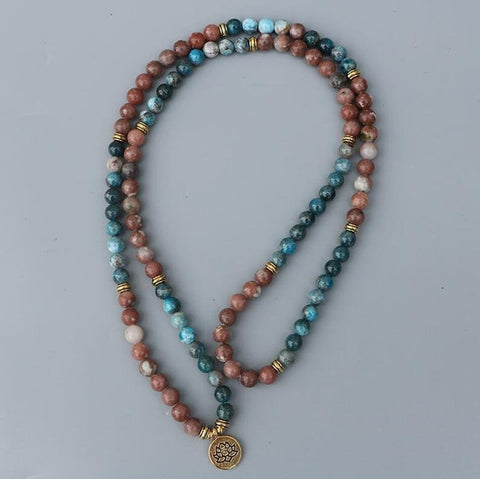 8Mm Amazon Armband 108 Lotus Buddha Auge Anhänger Halskette Armband Armband m3331231