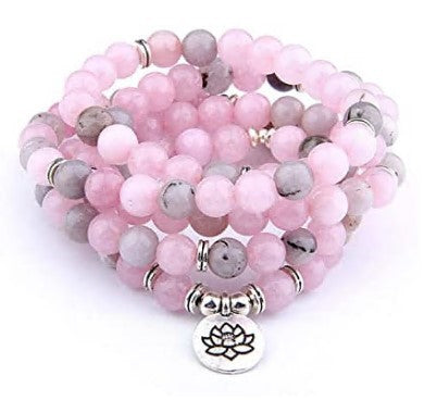 8Mm Amazon Armband 108 Lotus Buddha Auge Anhänger Halskette Armband Armband m3331231