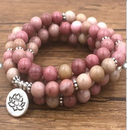 8Mm Amazon Armband 108 Lotus Buddha Auge Anhänger Halskette Armband Armband m3331231