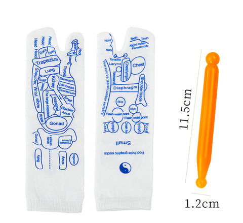 Fußmassage Akupunkturpunkt Socken Fußtherapie Gesundheitspflege Hundert Akupunkturpunkte Socken Fußmassage Meridianpunkt Punktdarstellung Socken m3331174 