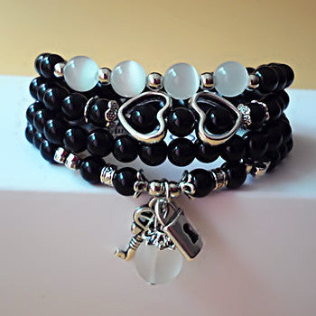 Naturstein Kristall Armband weiblich Wangfu Stein Achat Granat m3331298 