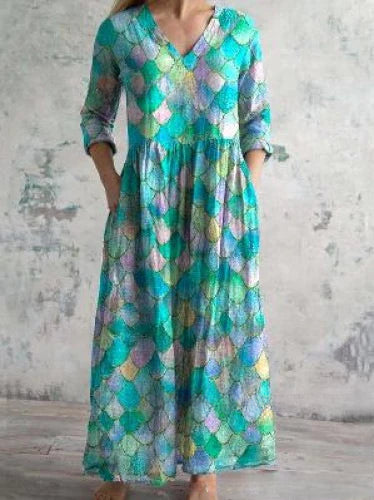 Lockeres Kleid Damen m301073