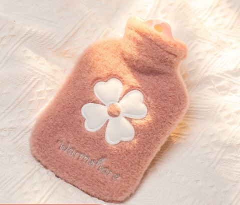 Sac d'eau chaude en peluche de dessin animé, sac d'injection d'eau antidéflagrant m3330670 