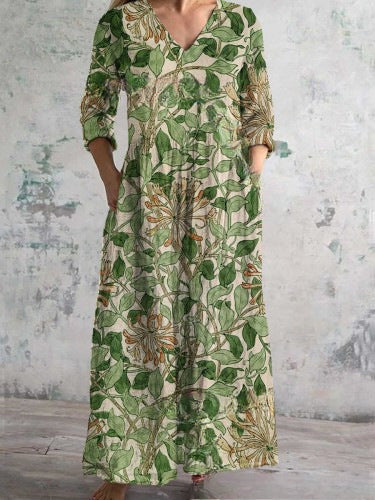 Robe ample décontractée d'été pour femme, imprimée en 3D, style urbain, m301037