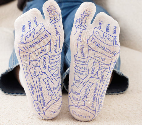 Fußmassage Akupunkturpunkt Socken Fußtherapie Gesundheitspflege Hundert Akupunkturpunkte Socken Fußmassage Meridianpunkt Punktdarstellung Socken m3331174 