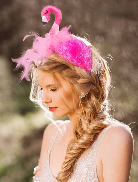 Haarschmuck für Geburtstagspartys, Flamingo, m3331138