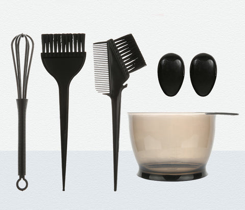 Kit de teinture capillaire minimaliste, ensemble de cinq pièces pour salon de coiffure, ensemble de cinq pièces pour soins à l'huile de cuisson Hair Gallery M3330640