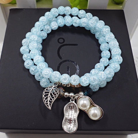 Naturstein Kristall Armband weiblich Wangfu Stein Achat Granat m3331298 