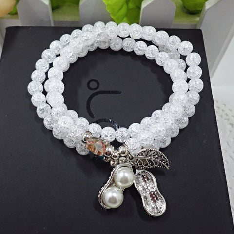 Naturstein Kristall Armband weiblich Wangfu Stein Achat Granat m3331298 