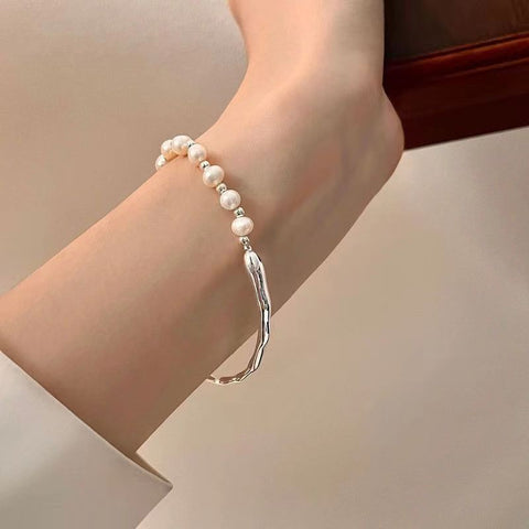 Bracelet en perles de céramique chinoise, bracelet féminin doux et mignon pour fille m3331322
