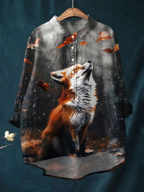 Lässiges Damen-T-Shirt mit Rundhalsausschnitt und lockerem Druck in großen Größen m301279 
