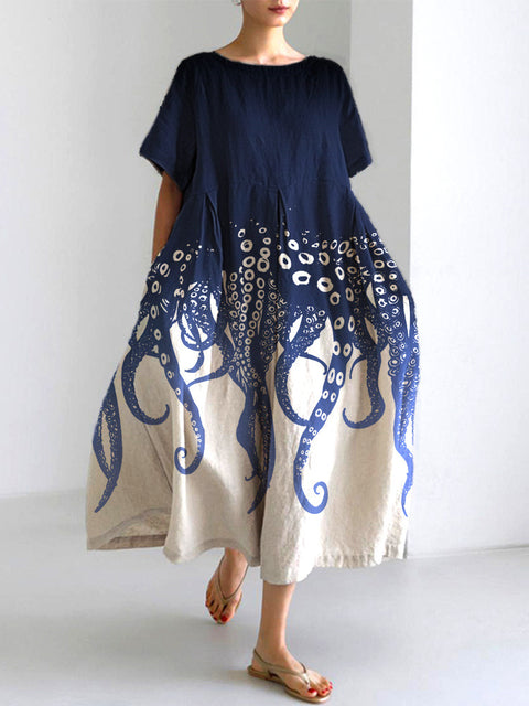 Robe femme à col rond, nouvelle collection m301069