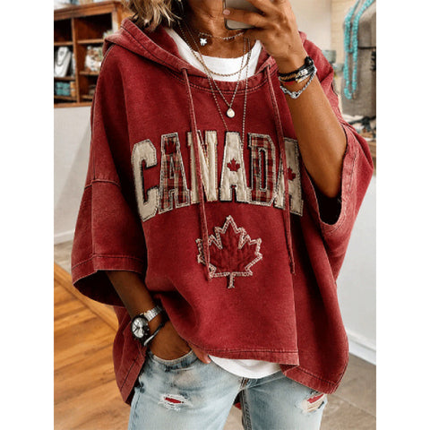 World cup print hooded sweater m302999