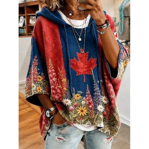 World cup print hooded sweater m302999