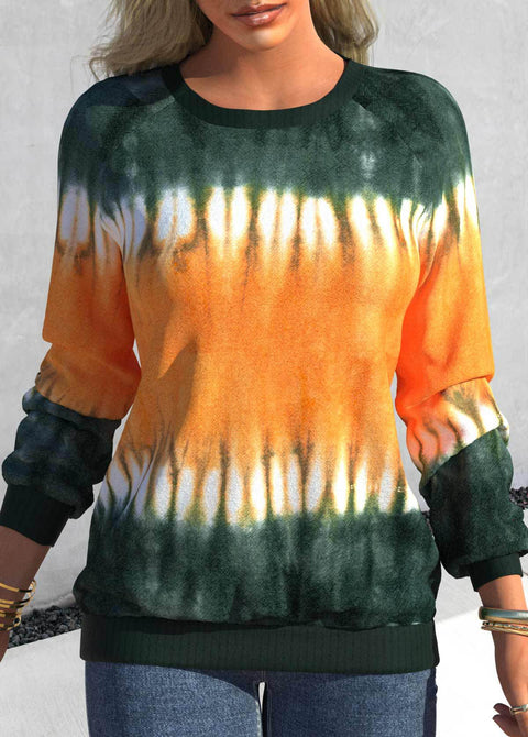 Lässiger, locker sitzender Hoodie mit Rundhalsausschnitt und Raglanärmeln, m300041 