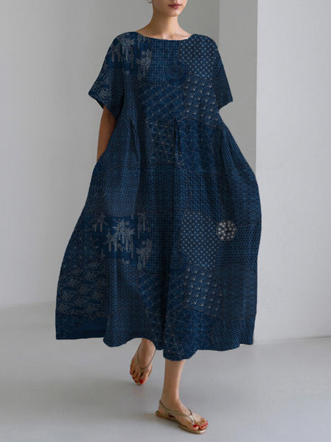 Robe femme à col rond, nouvelle collection m301069