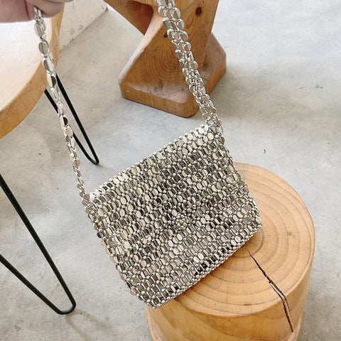 Persönlichkeit Metall kleine Tasche Retro hohle Handtasche m3331040