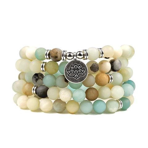 8 mm neues Amazon-Armband, 108 Buddha-Perlen, Lotus-Armband mit mehreren Kreisen, Lebensbaum-Anhänger, Pulloverkette, M3331309