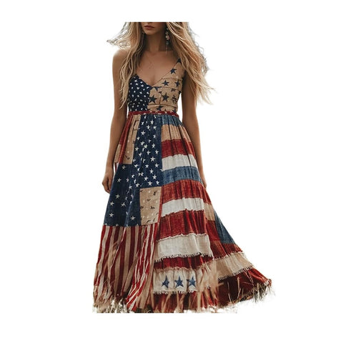 Women's trendy brand loose floral element casual dress m302384