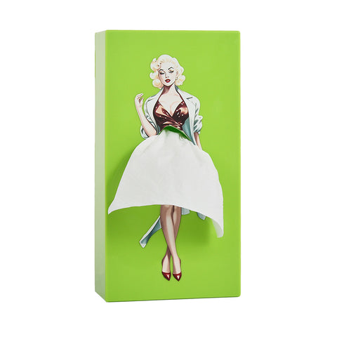 Cartoon Anime Mädchen Taschentuchbox Fliegender Rock Taschentuchbox Pod Rock Mädchen Gesicht Pumpkarton Niedliche Desktop-Dekoration m5010683
