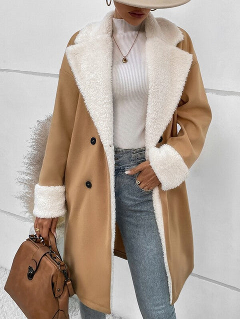 Women's temperament Casual commuter woolen jacket Women's m302108