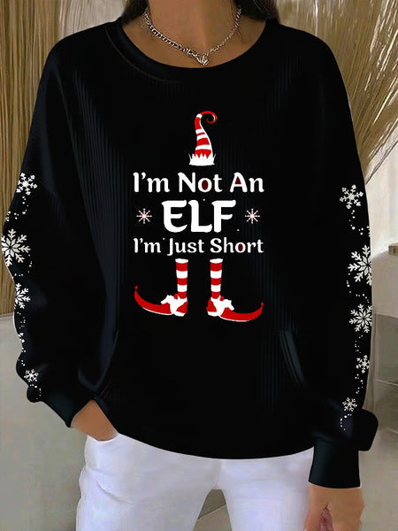 Loose outer wear lazy wind snowflake Christmas tree mix and match casual commuter sweater m302516-3