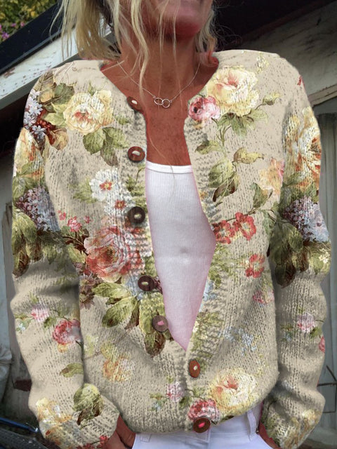 New cardigan knitted jacket women's clothing early spring and autumn source work m301722