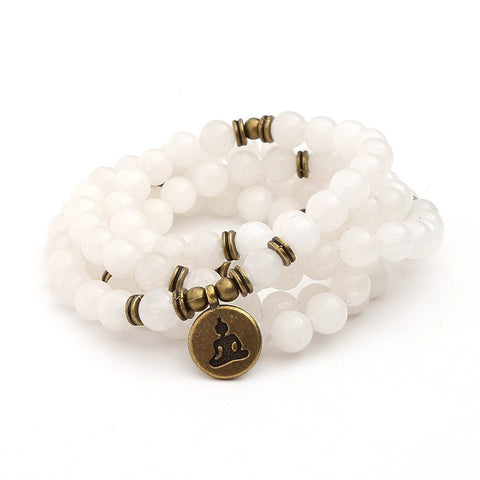 8 mm neues Amazon-Armband, 108 Buddha-Perlen, Lotus-Armband mit mehreren Kreisen, Lebensbaum-Anhänger, Pulloverkette, M3331309