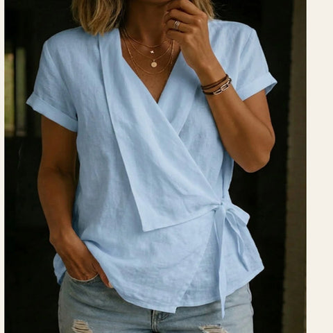 New lapel lace up irregular m302698