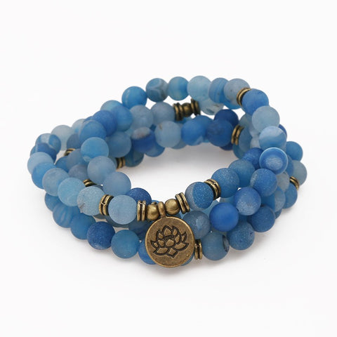 8 mm neues Amazon-Armband, 108 Buddha-Perlen, Lotus-Armband mit mehreren Kreisen, Lebensbaum-Anhänger, Pulloverkette, M3331309