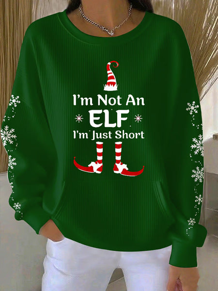 Loose outer wear lazy wind snowflake Christmas tree mix and match casual commuter sweater m302516-3