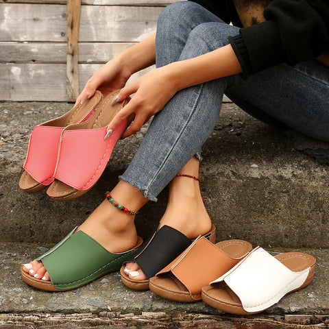 Außenhandel hang ferse hausschuhe frauen dicke sohle sandalen m3331162