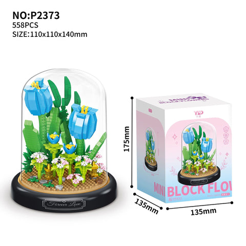 Nouveau assemblage bloc de construction Bouquet Micro Grain Rose tournesol ornement M3330979 