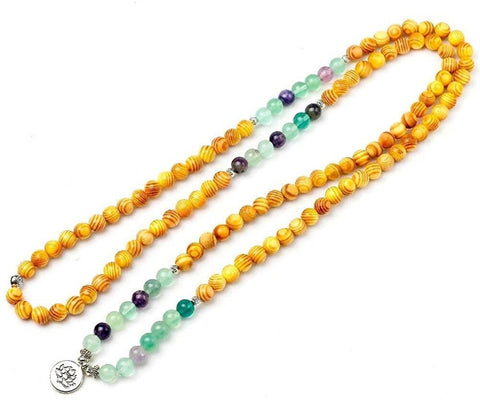 8Mm Amazon Armband 108 Lotus Buddha Auge Anhänger Halskette Armband Armband m3331231