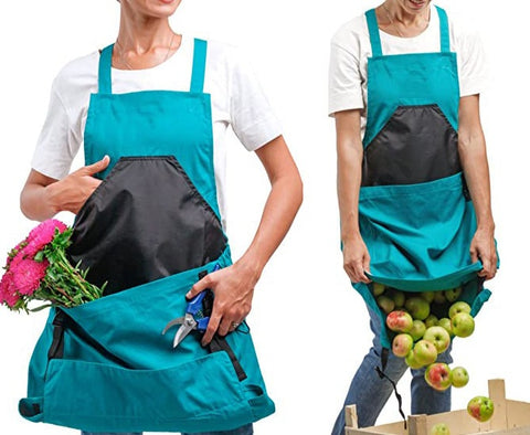 Gartenpflückschürze, Mehrzweck-Rucksackschürze, Gemüsegarten-Futtertasche m1915010363