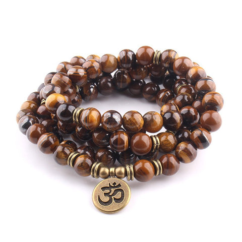 8 mm neues Amazon-Armband, 108 Buddha-Perlen, Lotus-Armband mit mehreren Kreisen, Lebensbaum-Anhänger, Pulloverkette, M3331309