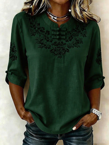 Women's floral print top m302985